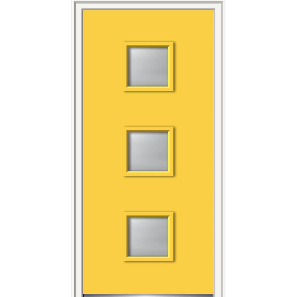 Yellow Front Doors Exterior Doors The Home Depot