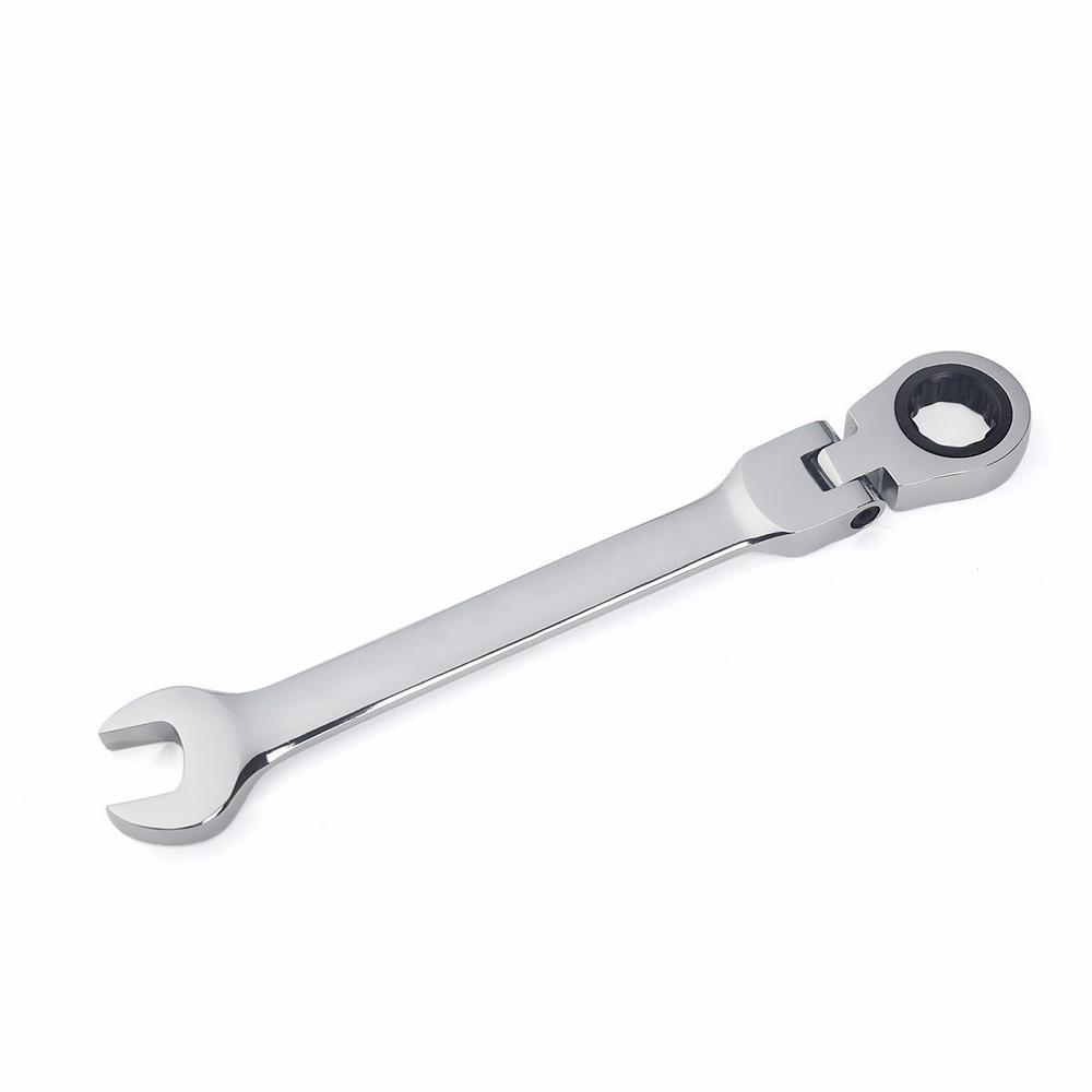 Both SAE and Metric Chrome Vanadium Steel Hand Combination Ratchet Set of Wrench Piece Flex-Head Ratcheting Wrench Set 22