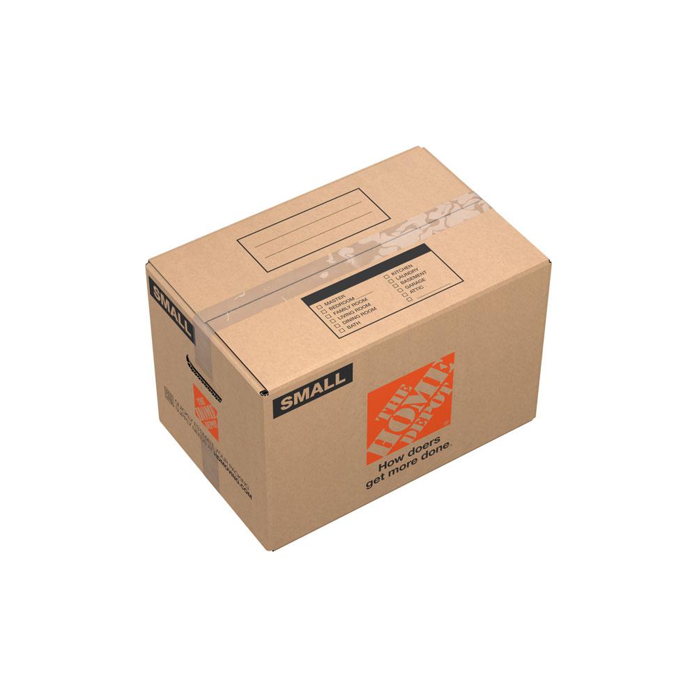 The Home Depot (17 in. L x 11 in. W x 11 in. D Small Moving Box with Handles, 20 Count 