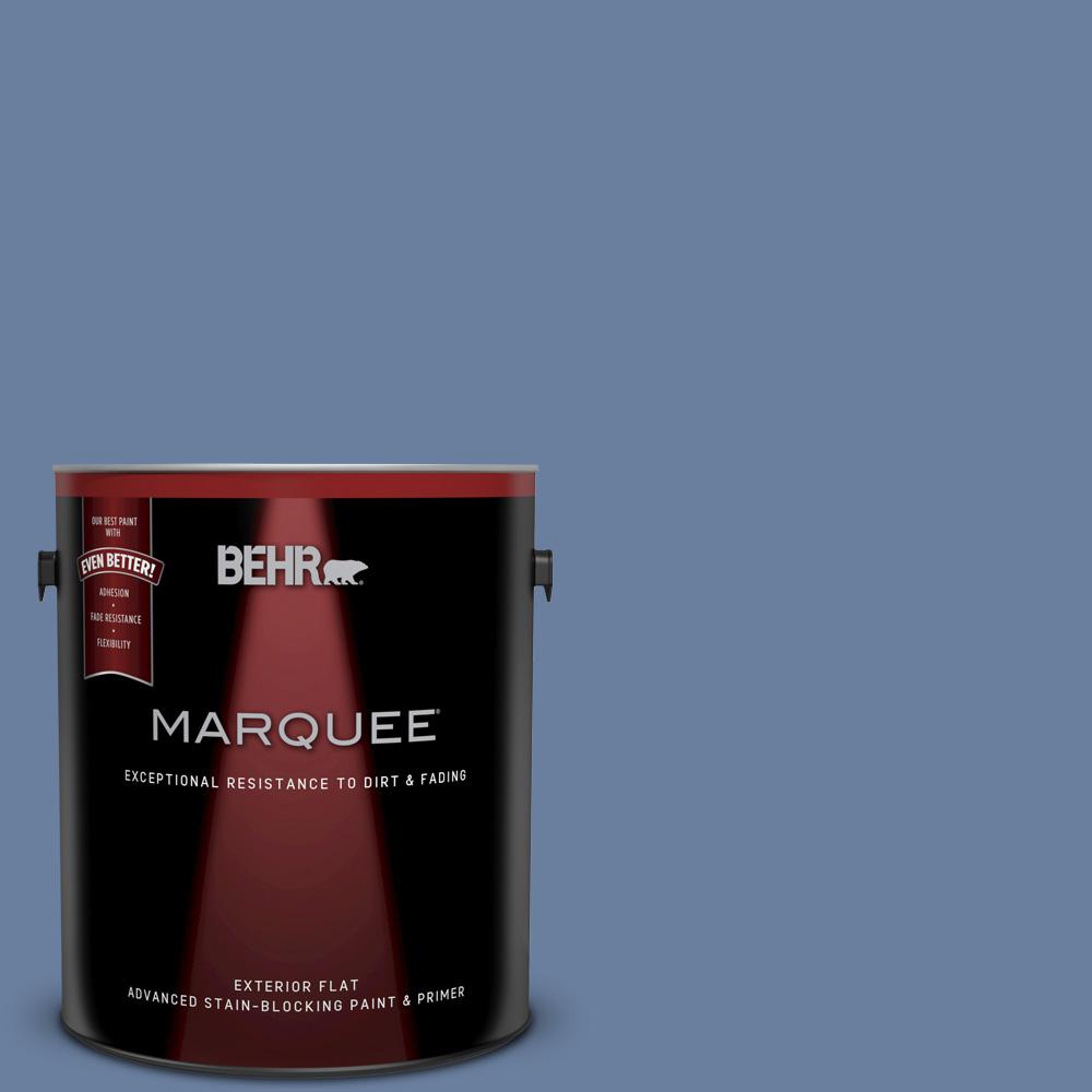 BEHR MARQUEE 1gal. MQ552 Lead Cast Flat Exterior Paint445401 The Home Depot