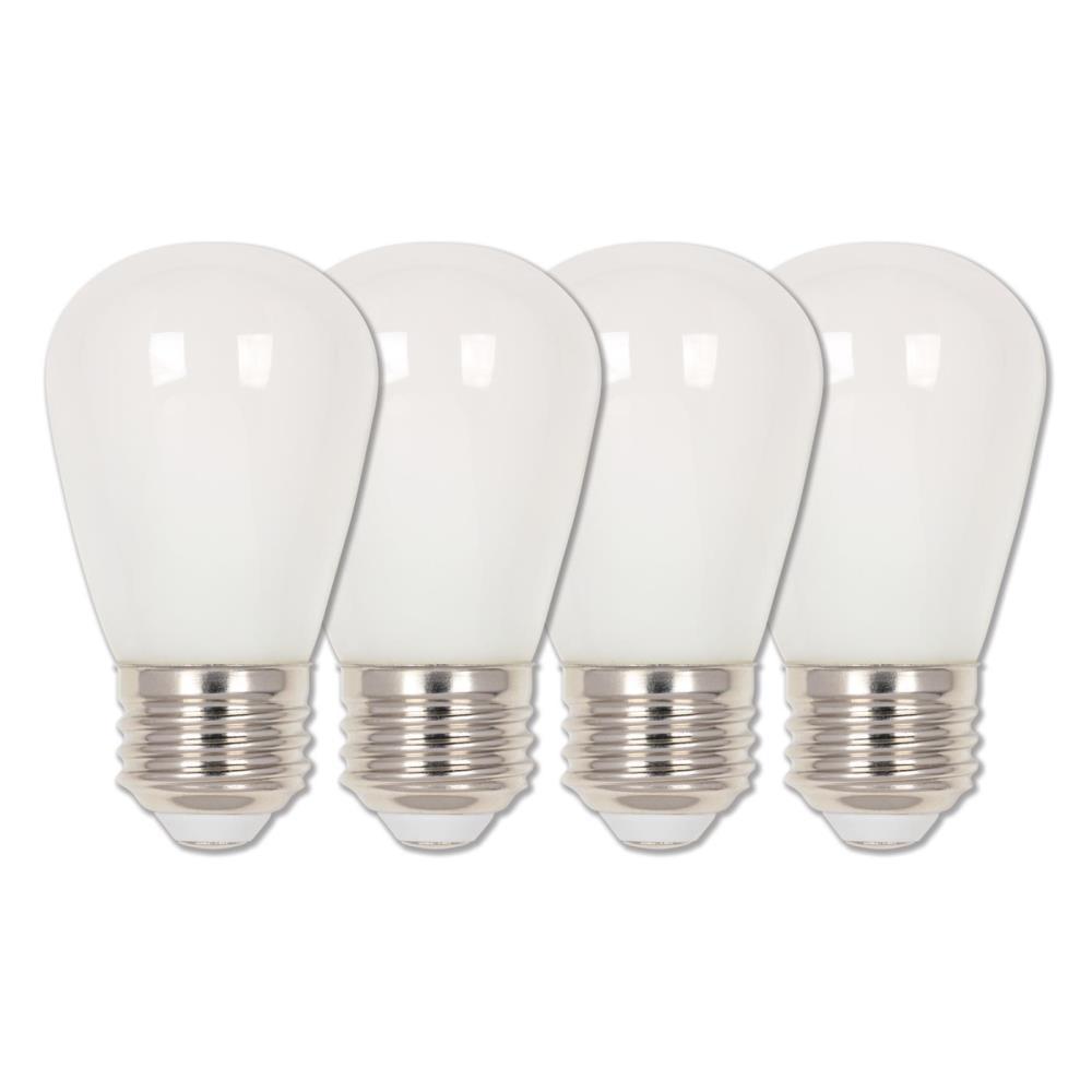 15 Watt Equivalent S14 Frosted Led Light Bulb Soft White 4 Pack