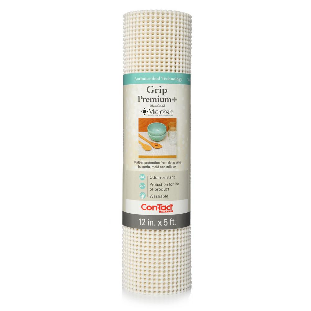 ConTact Grip Premium with Microban 12 in. x 5 ft. Solid Color White