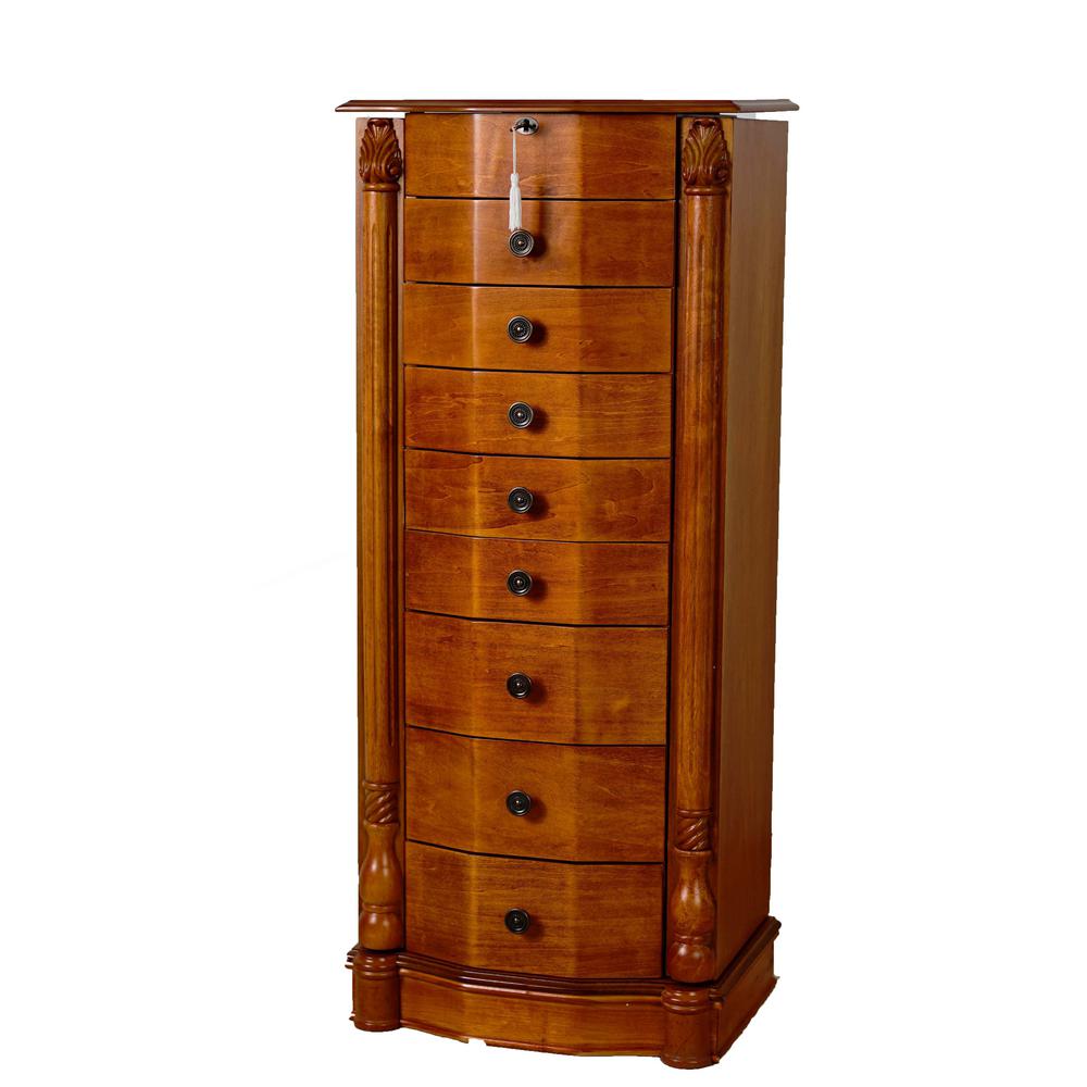 Jewelry Armoires Bedroom Furniture The Home Depot