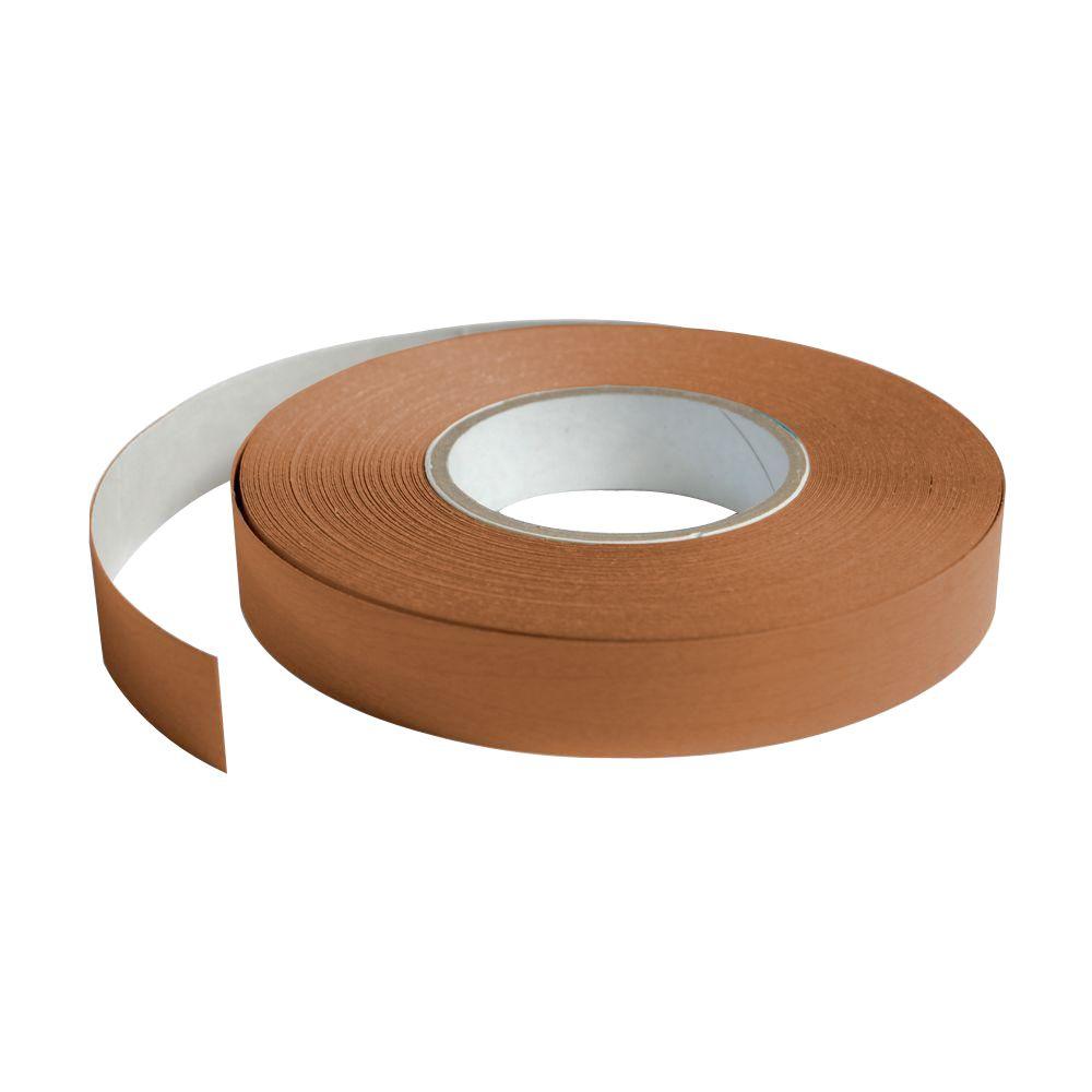 Ceilume 1 in. Wide x 100 ft. Long Roll DecoTape Faux WoodCaramel Self