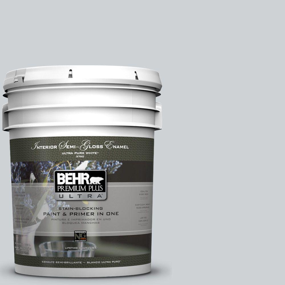 Behr Premium Plus Ultra 5 Gal N510 1 Silver Shadow Semi Gloss N510 1 Silver Shadow Semi