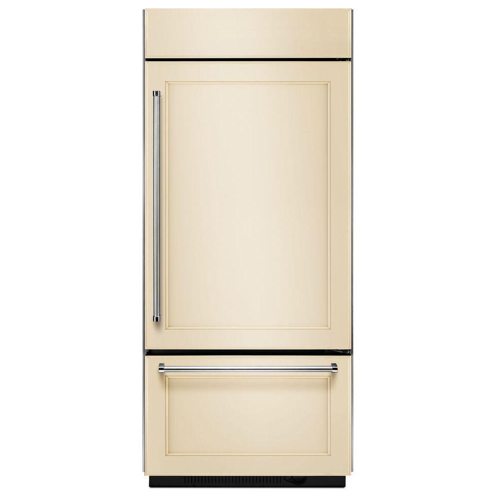KitchenAid 36 in. W 20.9 cu. ft. BuiltIn Bottom Freezer Refrigerator
