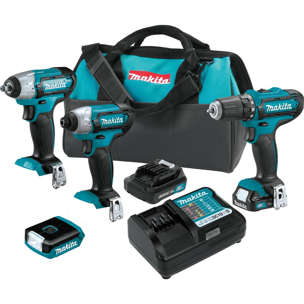 makita cordless volt combo tool lithium cxt ion max kit 5ah drill impact driver