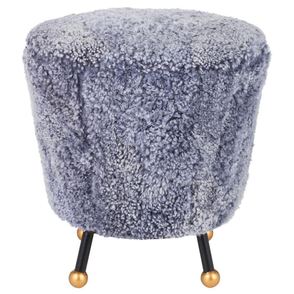 Safavieh Oriana Light Blue Retro Ottoman Fox6261c The Home Depot Safavieh Oriana Light Blue Retro Ottoman