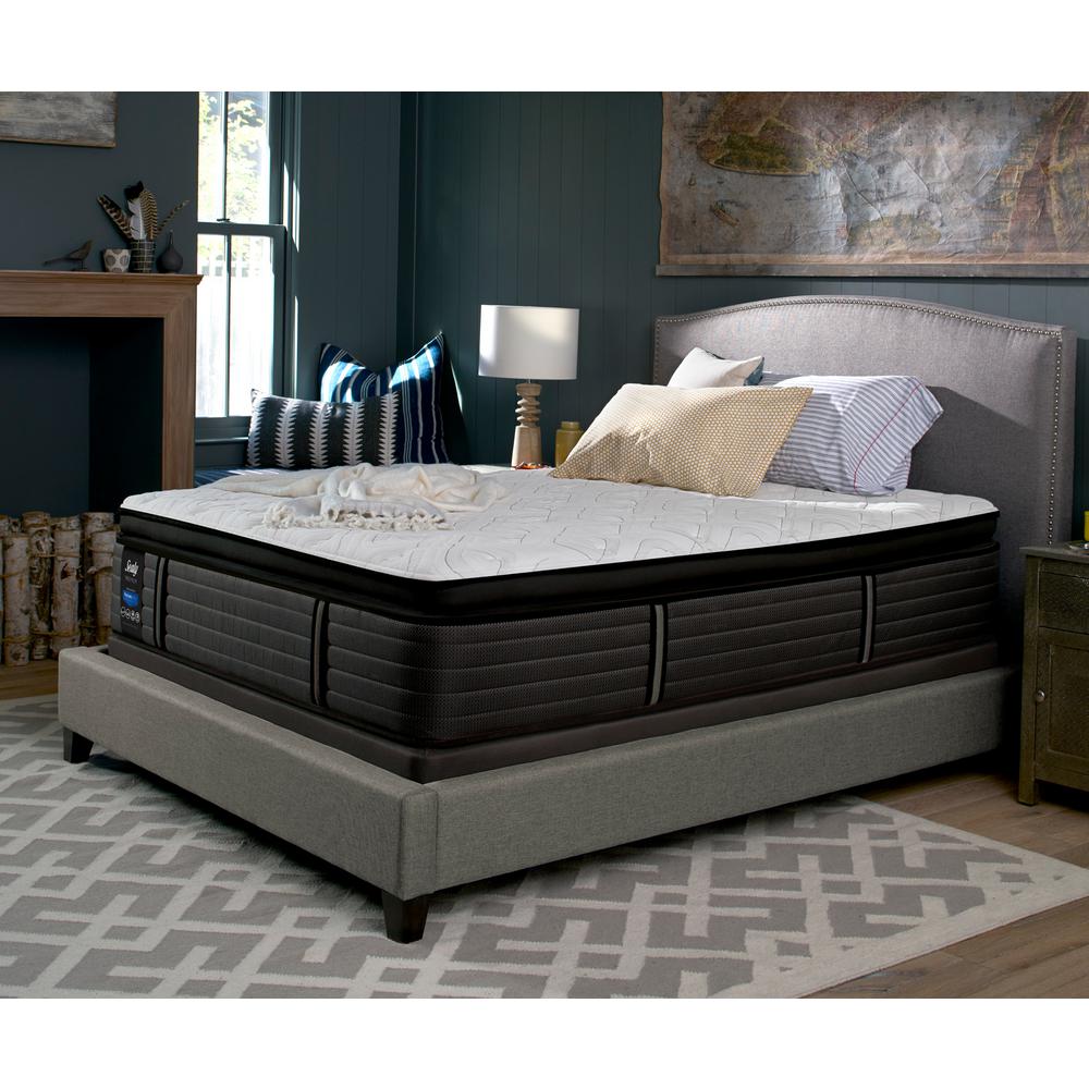Mattresses Bedroom Furniture The Home Depot Queen Cushion Firm Euro Pillowtop Mattress Set With 9 In