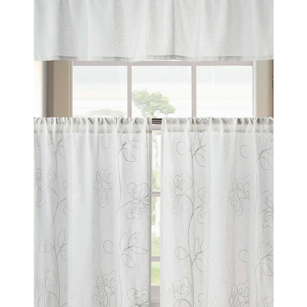 Gray 40x84 Home Maison Ashmont Printed Window Curtain Set Home Kitchen Kolhergroup Window Treatment Hardware