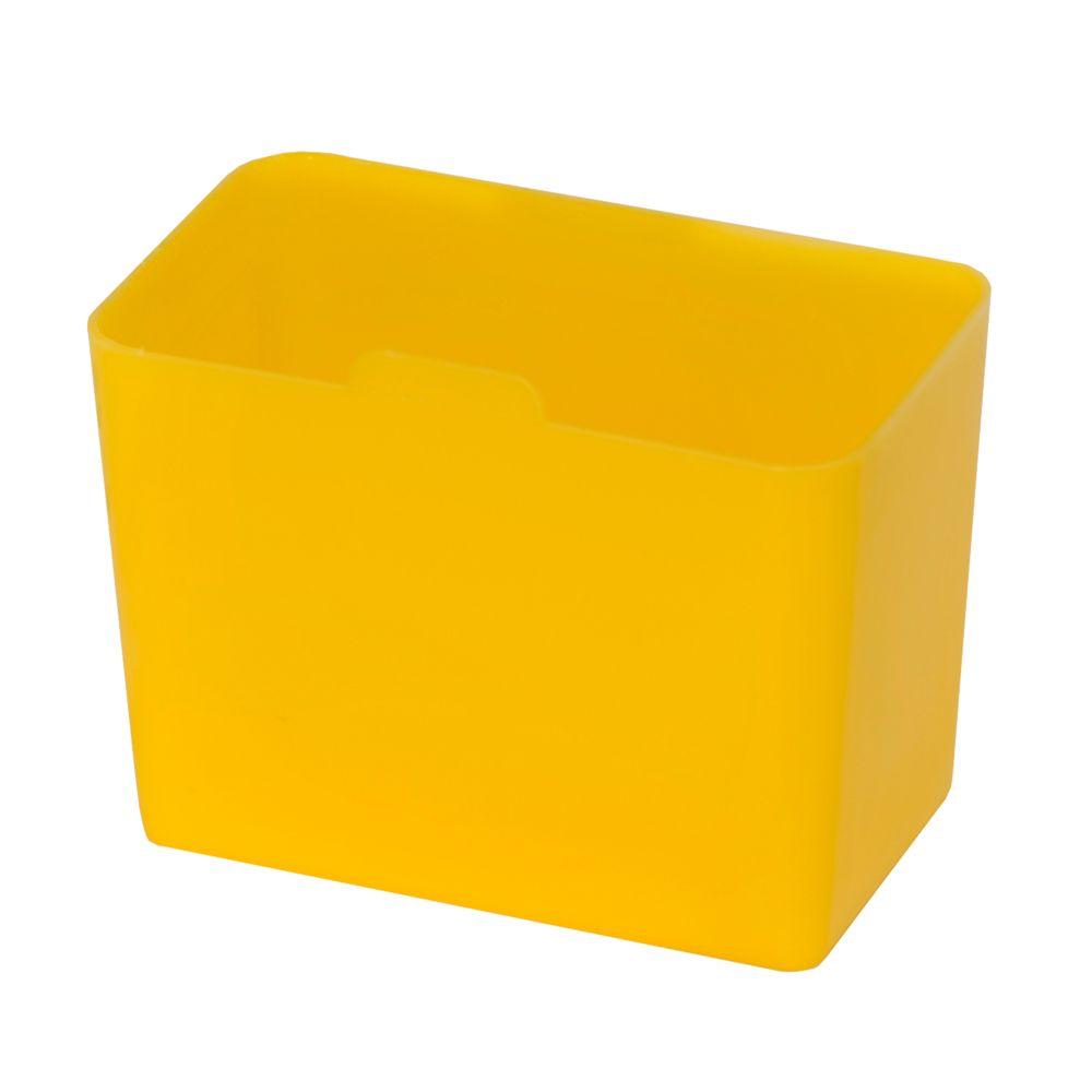Edsal 0.30Qt. Heavy Duty Plastic Storage Bin in Yellow (100Pack