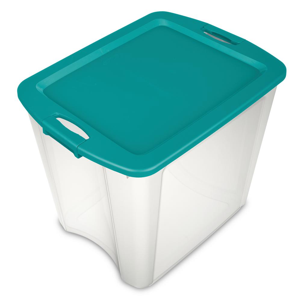 Sterilite 26 Gal. Latch and Carry Storage Bin14483W04 The Home Depot