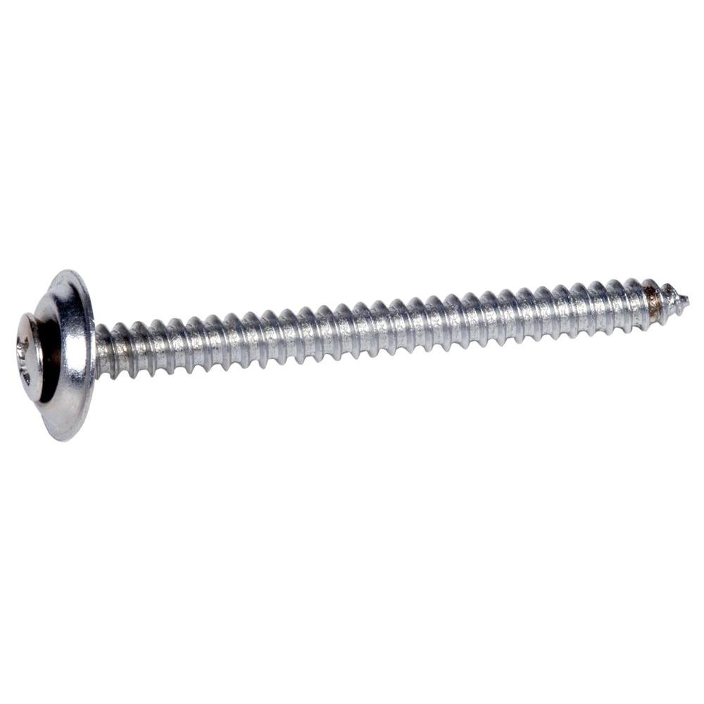 The Hillman Group 10x1 Trim Screws With Chrome Washer882637 The Home