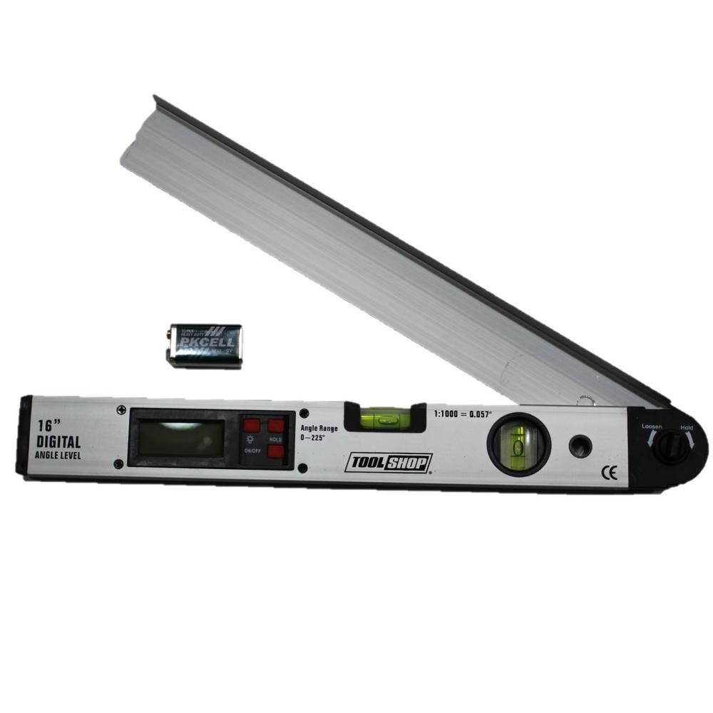 Digital Angle Finder >> Gino Development 16 In Digital Angle Level 04 0677 The Home Depot Digital Angle Finder >> Gino Development 16 In Digital Angle Level 04 0677 The Home Depot