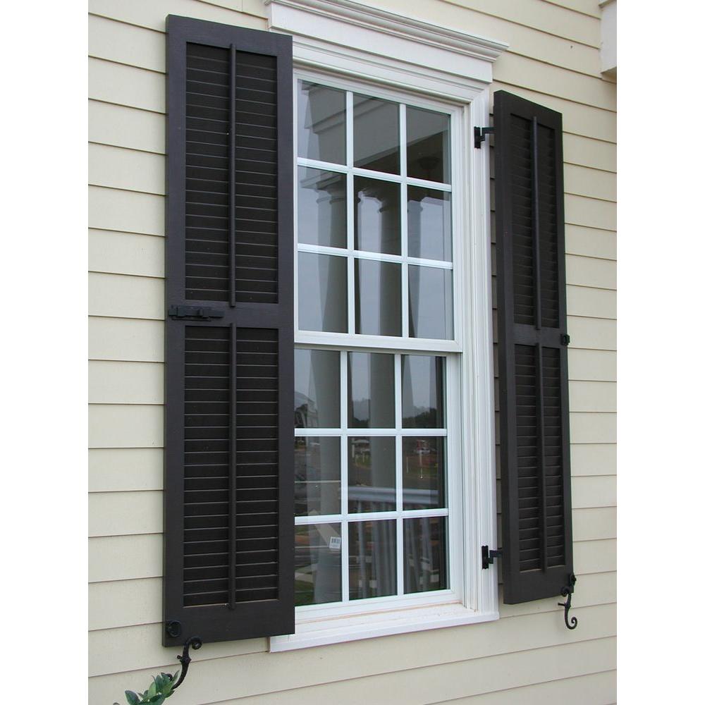 Ekena Millwork 15 In X 62 In Exterior Real Wood Pine Louvered