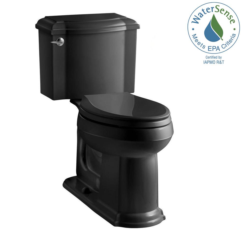 KOHLER Devonshire 2piece 1.28 GPF Single Flush Elongated Toilet with AquaPiston Flush