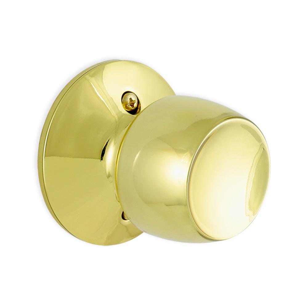 Defiant Brandywine Polished Brass Dummy Door Knob