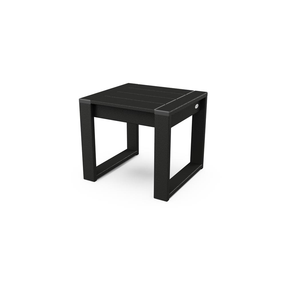 POLYWOOD EDGE Plastic Outdoor End Table4608BL The Home