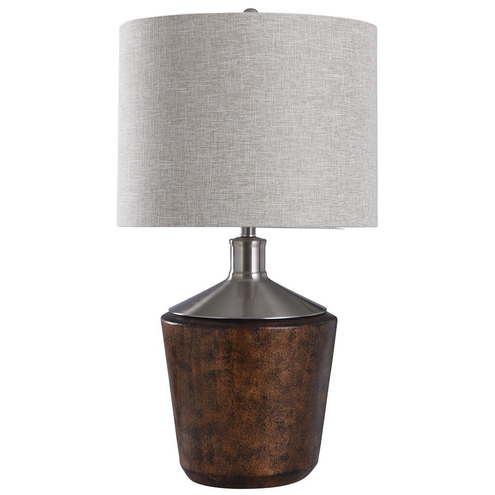 nickel table lamp