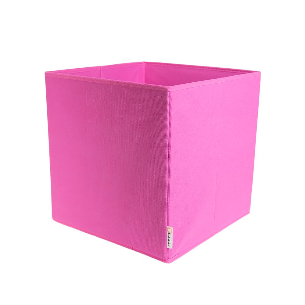 Icube Full Fabric Drawer 12 5 In X 12 5 In Bubblegum Fabric