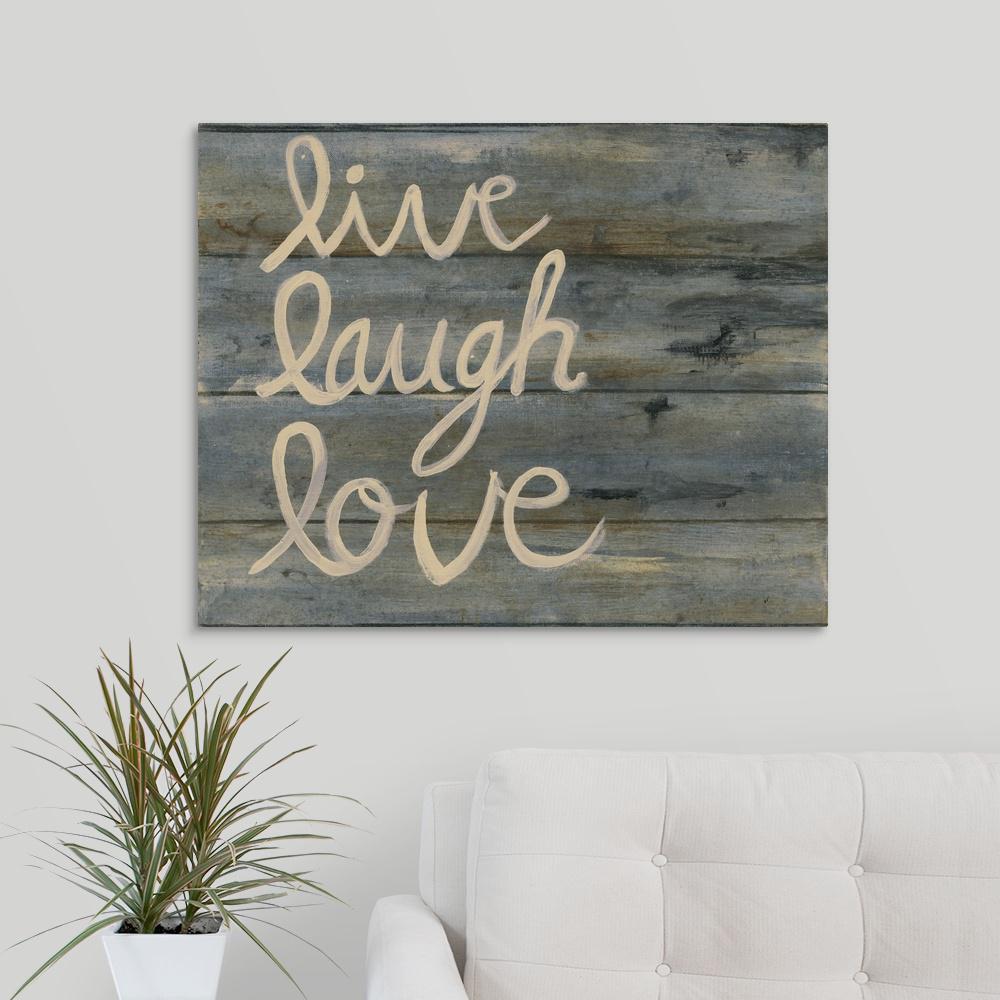 iron live love laugh wall decor