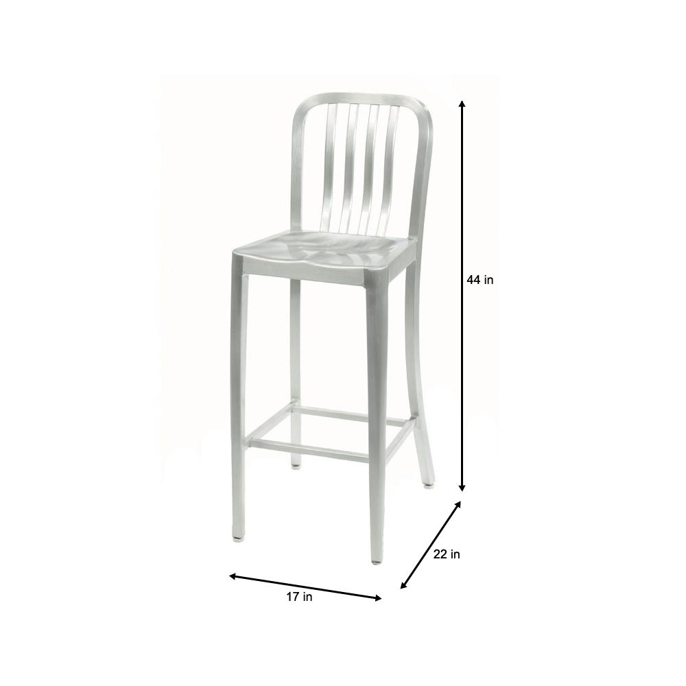 Home Decorators Collection Sandra 30 In Brushed Aluminum Bar Stool Home Decorators Collection Sandra 30 In Brushed Aluminum Bar Stool 2478700440 The Depot