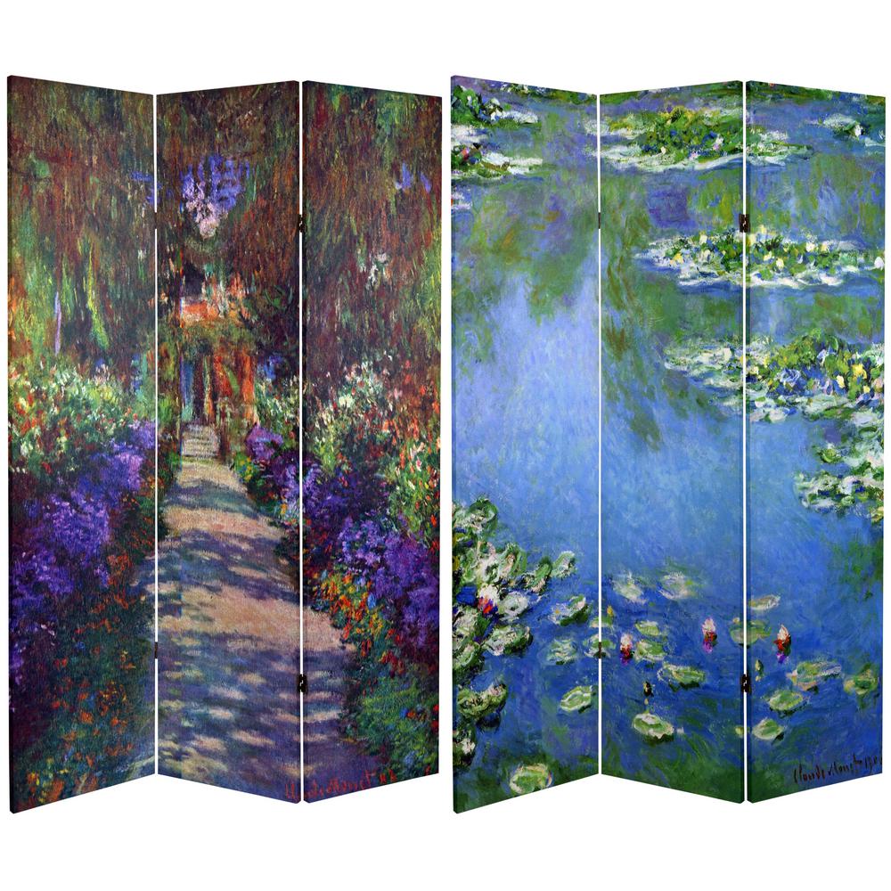6 ft. Printed 3Panel Room DividerCANDESERT The Home Depot