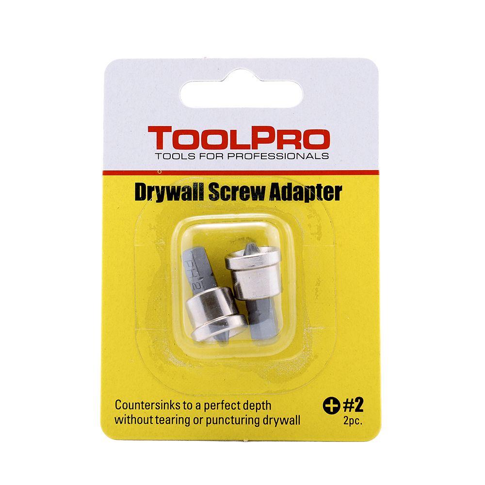 ToolPro Drywall Screw Adapter (2Piece)TP02152 The Home Depot