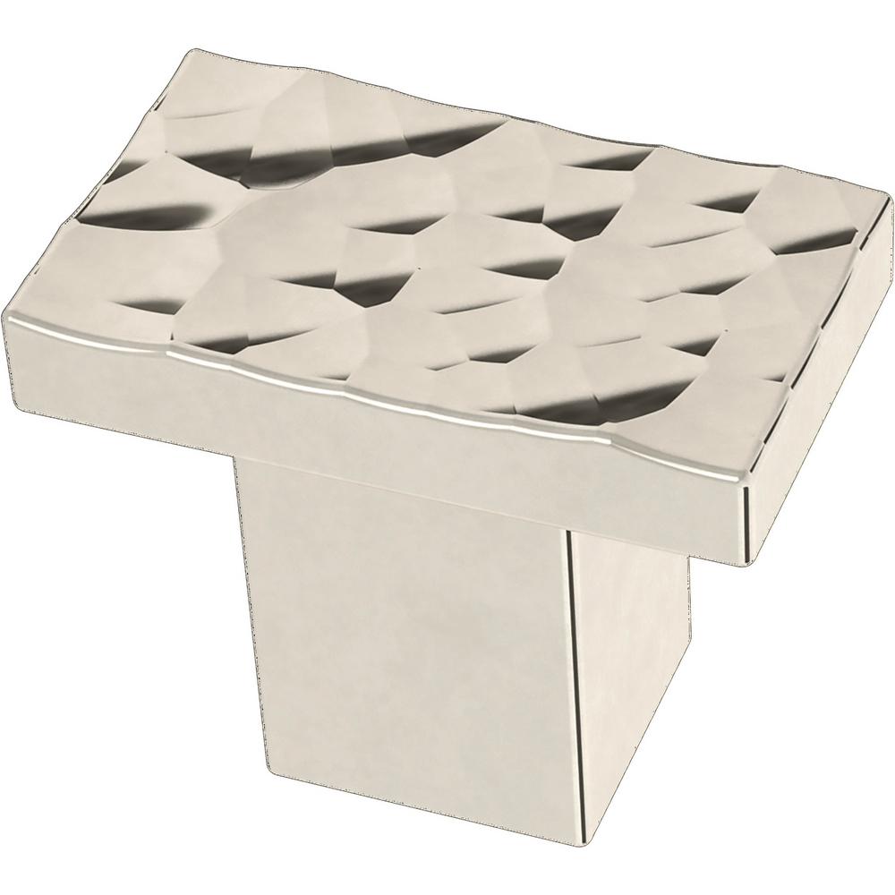 Liberty Modern Hammered 1 1 4 In 32mm Polished Nickel Cabinet