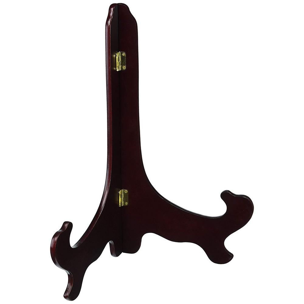 Oriental Furniture Rosewood 14 In H Decorative Plate Stand Stnd