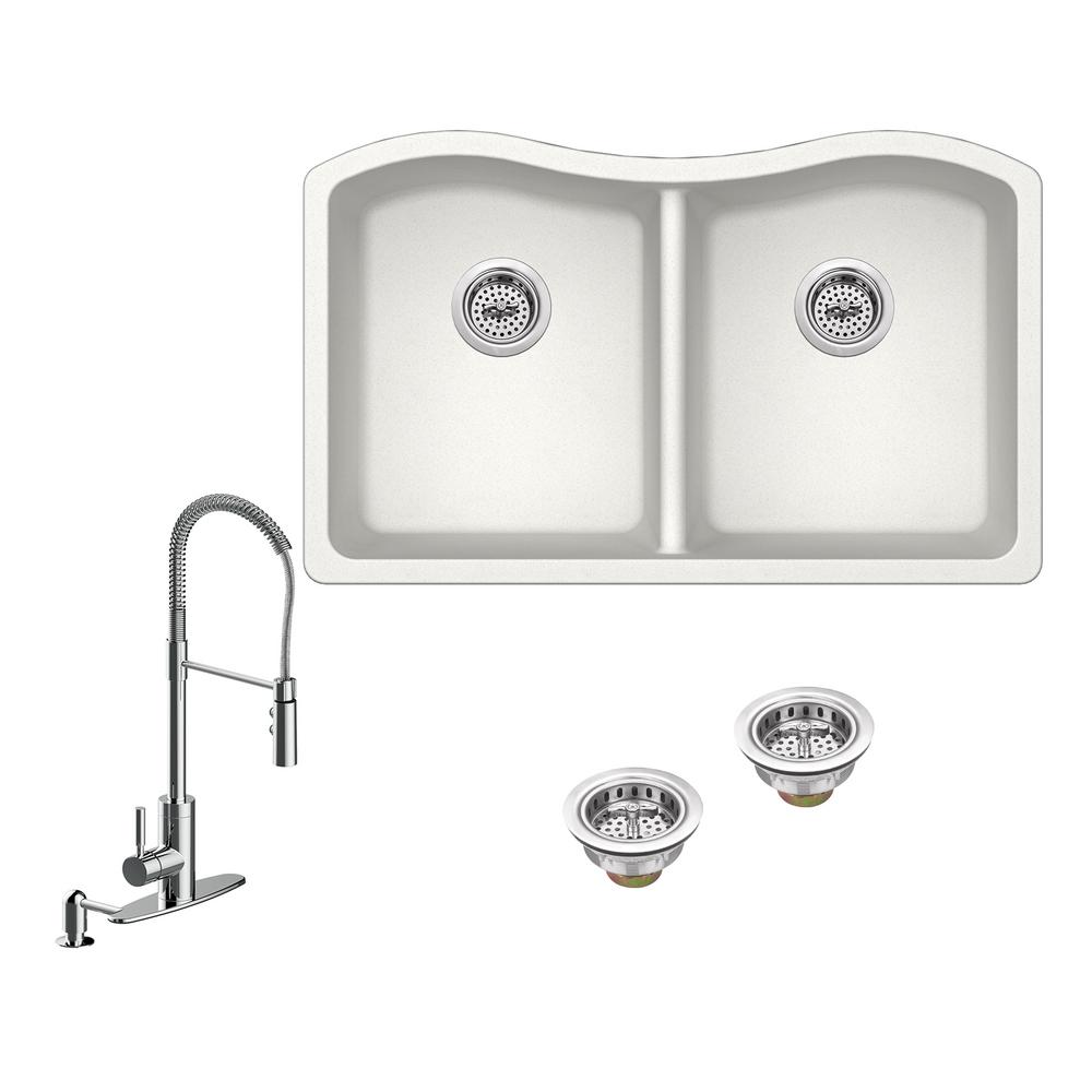 Blanco Diamond Undermount Composite 32 in. 13/4 Reverse with Low