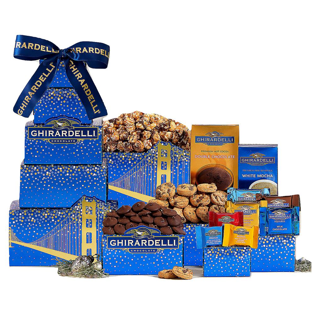 Wine Country Gift Baskets Ghirardelli Chocolate Tower