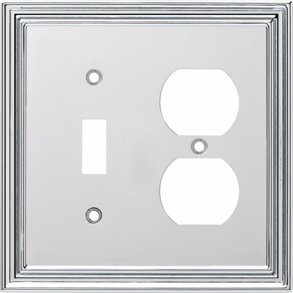 Liberty Silverton Decorative Light Switch and Duplex Outler Cover