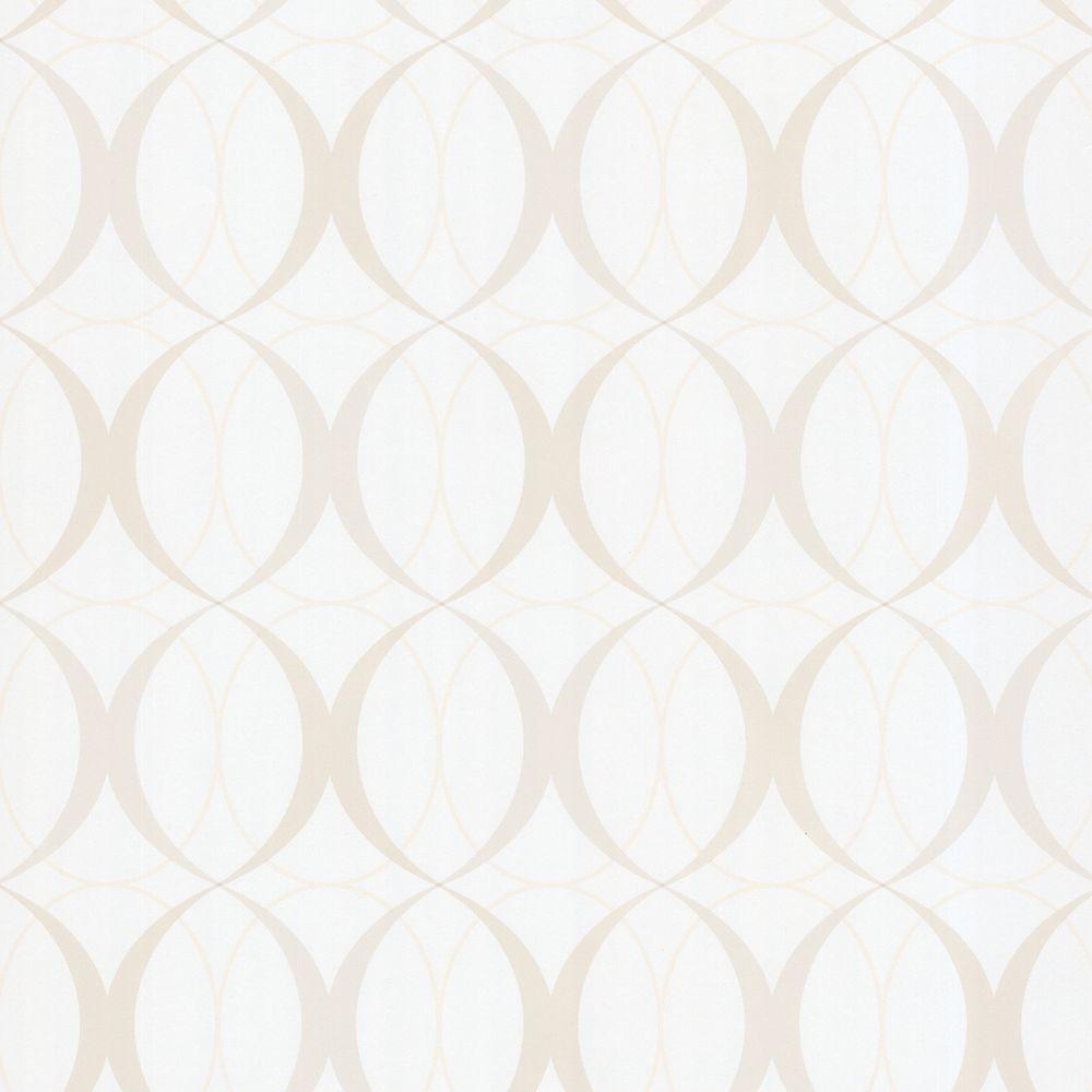Beacon House Circulate White Retro Orb Wallpaper45067350 The Home Depot