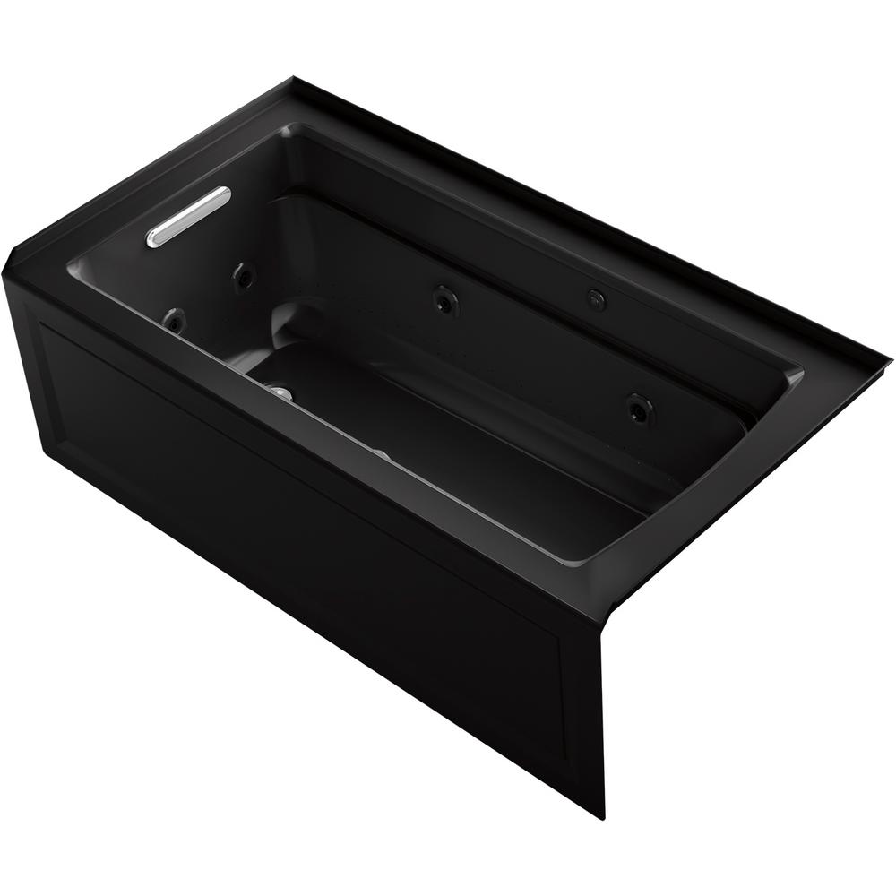 Right - Black - Alcove Bathtubs - Bathtubs - The Home Depot