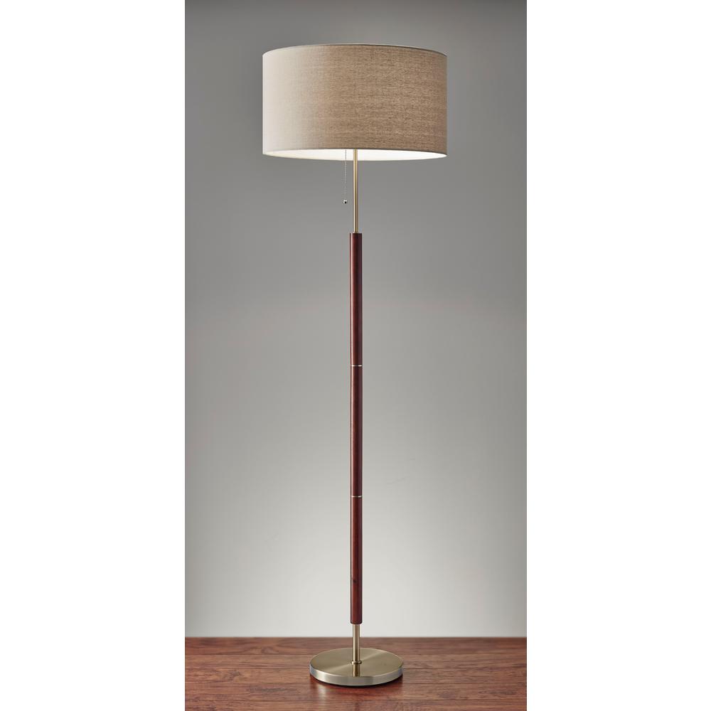 Adesso Hamilton 65 In Metal Floor Lamp 3377 15 The Home Depot