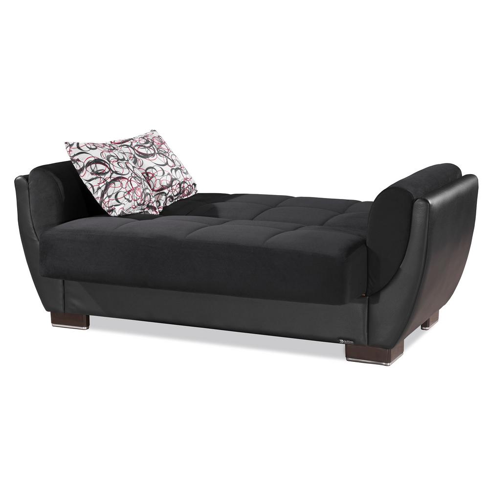 Ottomanson AIR-LS-106 Love Seats Loveseat Black