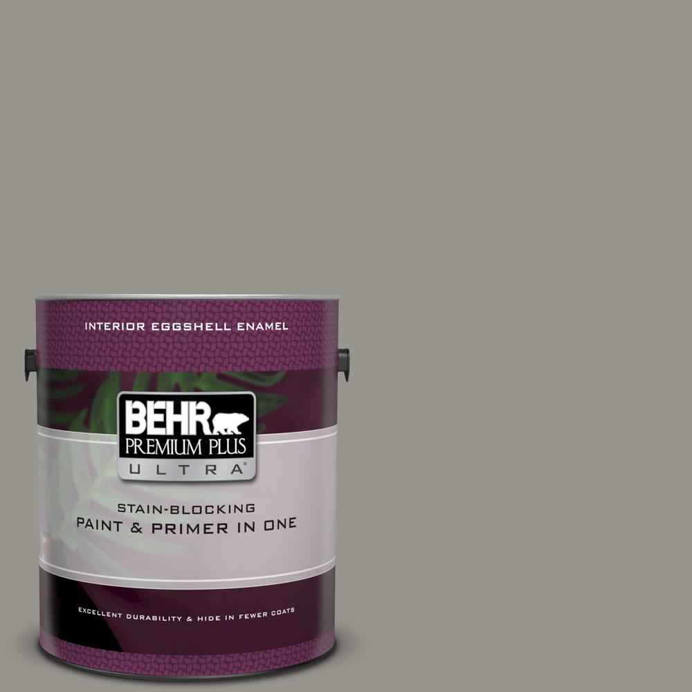 Behr Premium Plus Ultra 1 Gal N360 4 Battleship Gray Eggshell N360 4 Battleship Gray Eggshell Enamel Interior