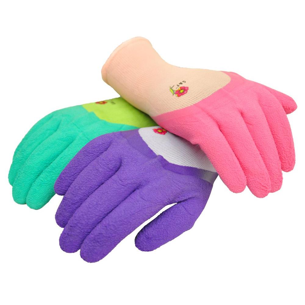 Size X Small New NITRILE Garden Gardening Gloves 3 Pr