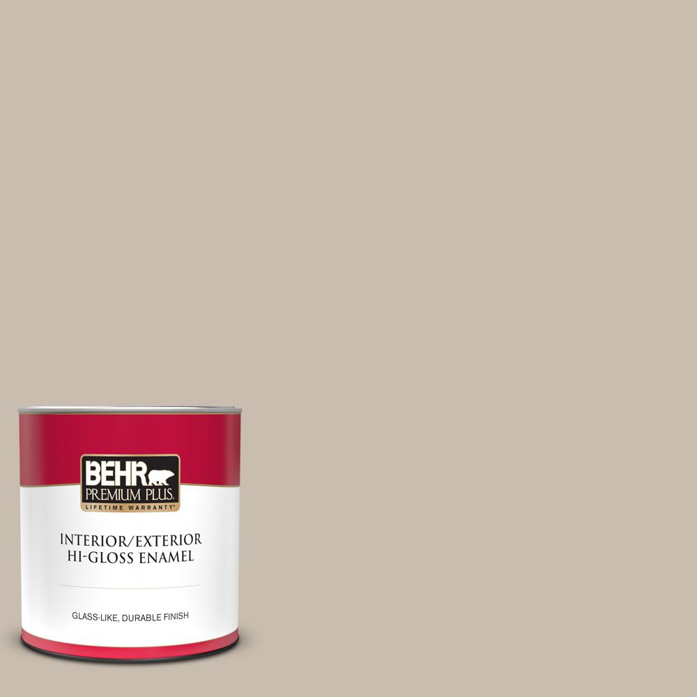 BEHR PREMIUM PLUS 1 qt. PPU513 Creamy Mushroom HiGloss