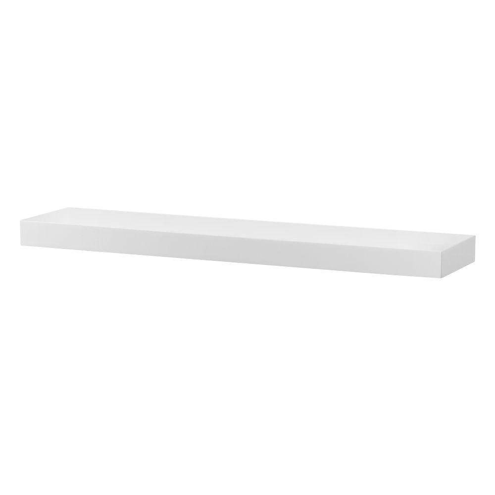 Foremost Kole 333/4 in. W Floating Wall Shelf in WhiteKOWS3408 The