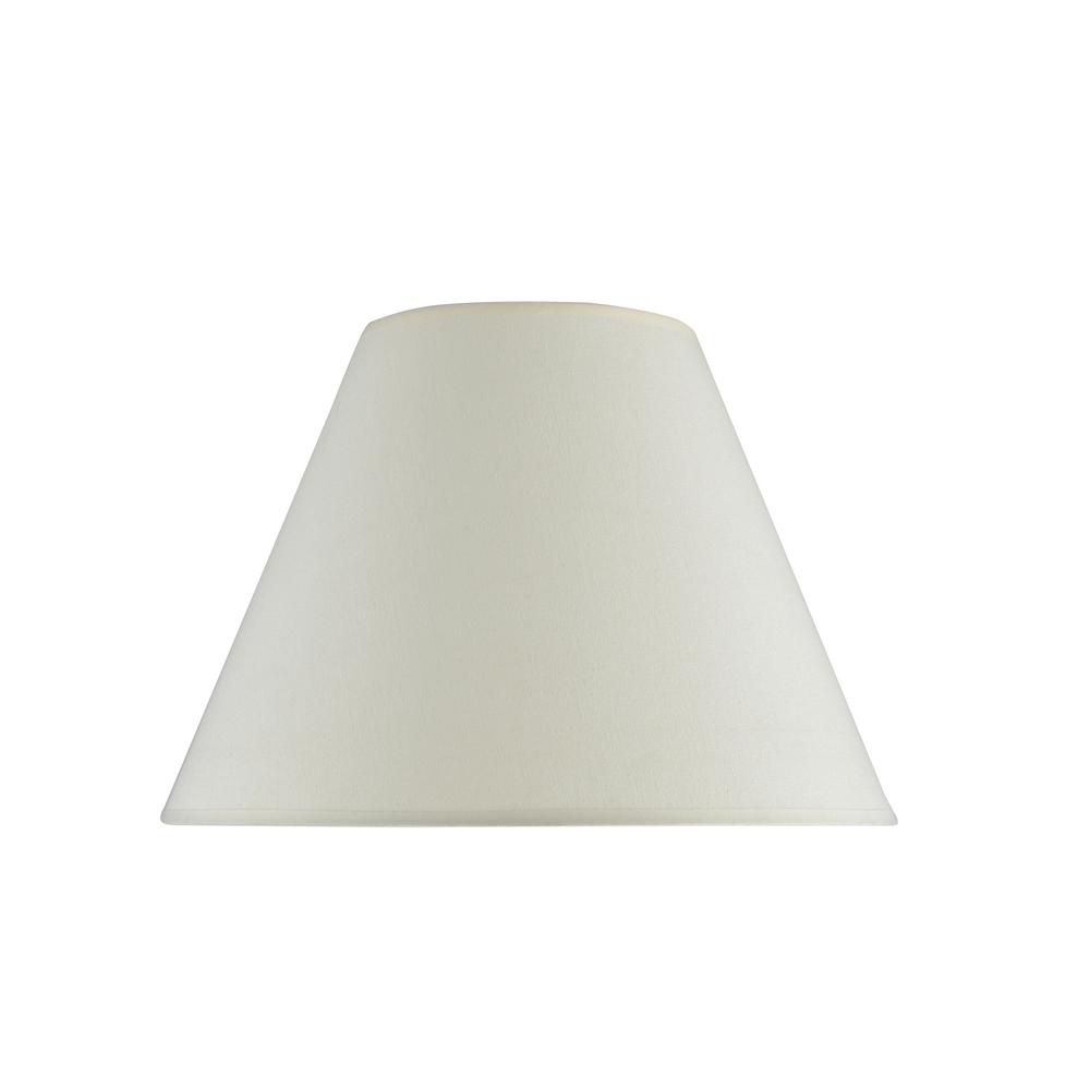 Aspen Creative Corporation 15 In X 11 Off White Hardback Empire Lamp Shade