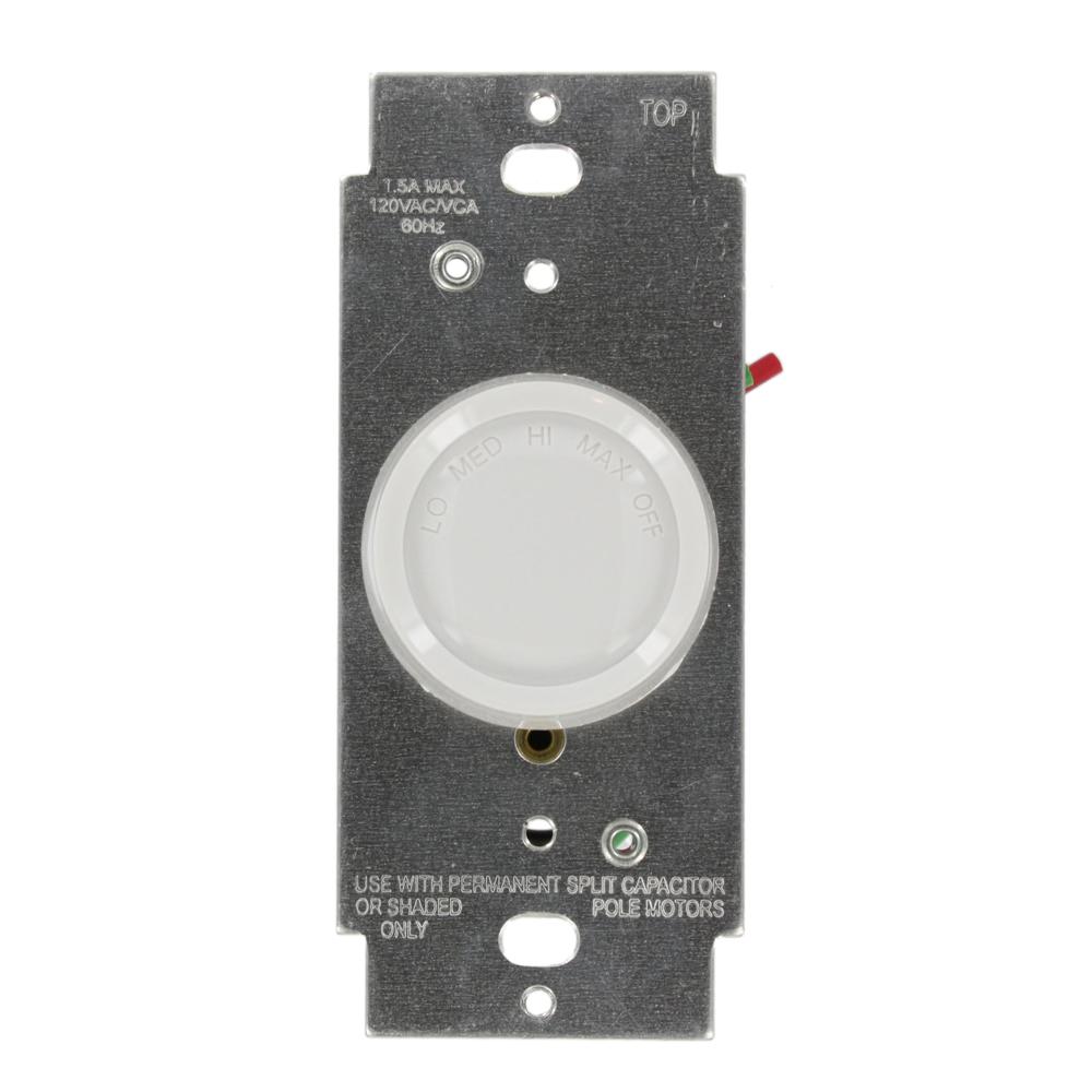Leviton - White - Fan Controls - Wiring Devices & Light Controls - The