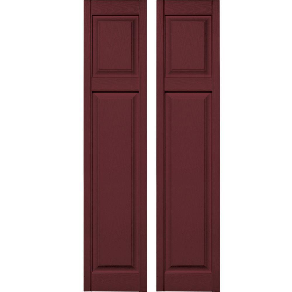 Builders Edge 15 in. x 67 in. Cottage Style Raised Panel Vinyl Exterior ...