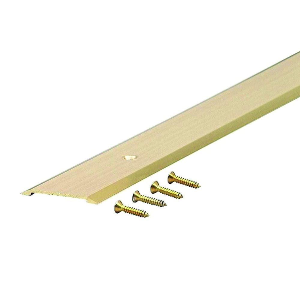 M D Building Products Flat Top 1 3 4 In X 24 In Brite Gold