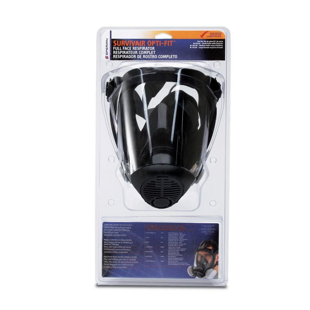 Sperian Survivair Full Facepiece Respirator with Organic Vapor/N95 Filter Large776184 The