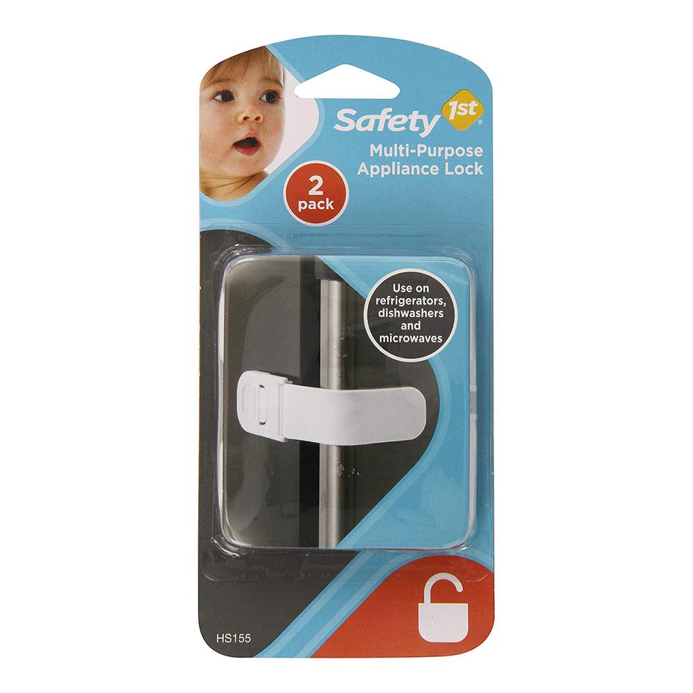Fridge Lock Refrigerator Lock with Keys Freezer Lock Child Safety Cabinet Lock with Strong Adhesive Child Safety Lock Window Refrigerator Limit Lock for Drawer Door Secur A