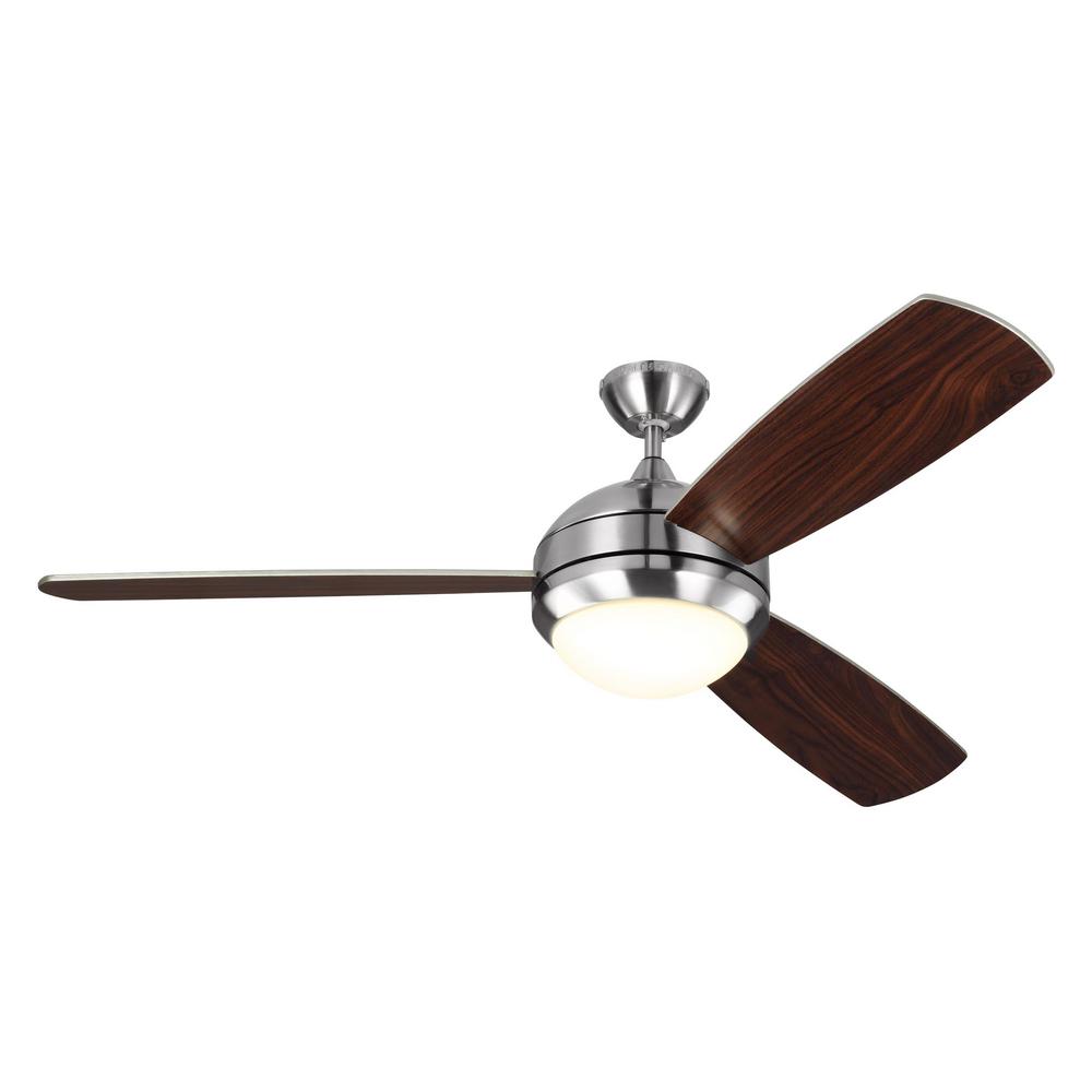 Monte Carlo Discus Trio Max 58 In Led Indoor Outdoor Brushed Steel Monte Carlo Discus Trio Max 58 In Led Indoor Outdoor Brushed Steel Ceiling Fan