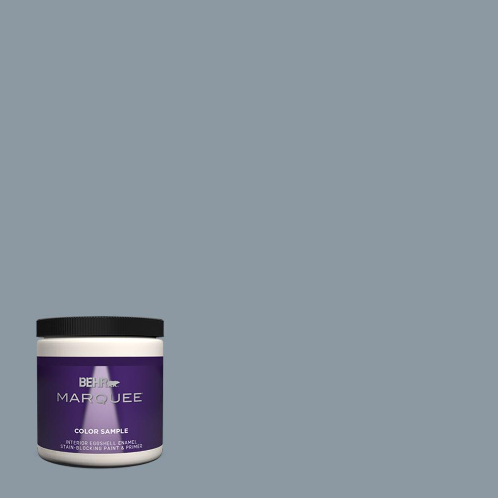 BEHR MARQUEE 8 oz. N4904 Teton Blue OneCoat Hide BEHR MARQUEE 8 oz. N4904 Teton Blue OneCoat Hide
