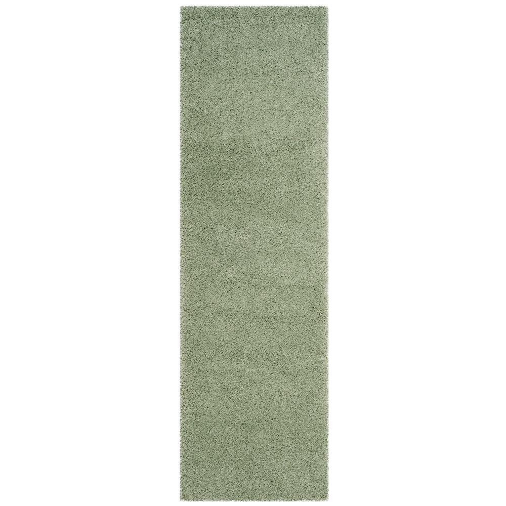 Safavieh Laguna Shag Light Sage 2 ft. x 8 ft. Runner Rug-SGL303V-28 ...